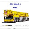 Liebherr Crane LTM 1650 8.1 Z46836 Electric and Hydraulic Diagrams EN 1
