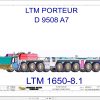 Liebherr Crane LTM 1650 8.1 Z46836 Electric and Hydraulic Diagrams FR 2