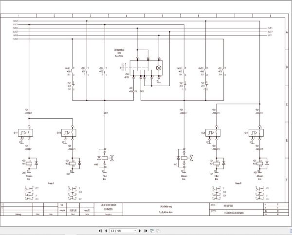 Liebherr Crane LTM 1800 Z14232 Electric Diagrams EN 2