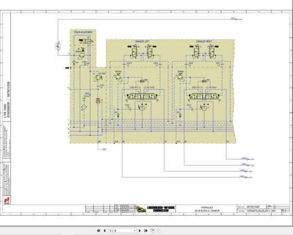 Liebherr Crane LTR 1060 Z96801 Electric and Hydraulic Diagrams EN 4