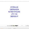 Liebherr Crane LTR 1100 Z97515 Electric and Hydraulic Diagrams DE 3