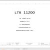 Liebherr Crane LTR 11200 Z97562 Electric and Hydraulic Diagrams DE 1