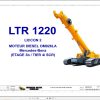 Liebherr Crane LTR 1220 Z96503 Electric and Hydraulic Diagrams FR 1