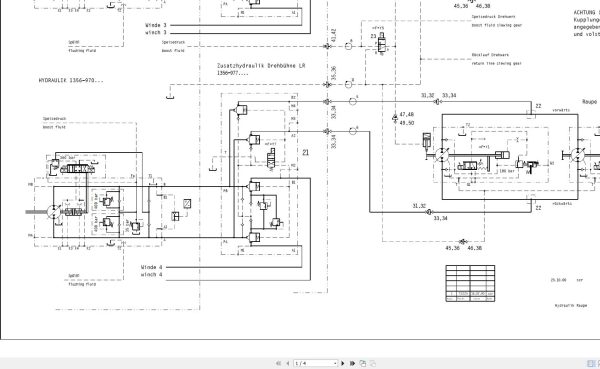 Liebherr Crane LTR 1800 Z14291 Electric and Hydraulic Diagrams DE 3