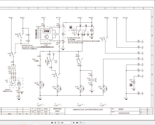Liebherr Crane LTS 1030 Z77051 Electric and Hydraulic Diagrams ES 2