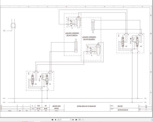 Liebherr Crane LTS 1030 Z77051 Electric and Hydraulic Diagrams ES 3
