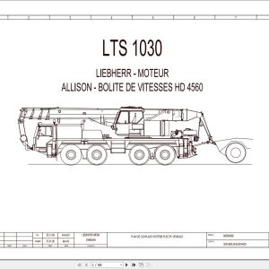 Liebherr Crane LTS 1030 Z77051 Electric and Hydraulic Diagrams FR 1