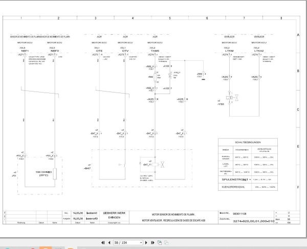 Liebherr Crane MK 100 Z77250 Electric and Hydraulic Diagrams ES 2