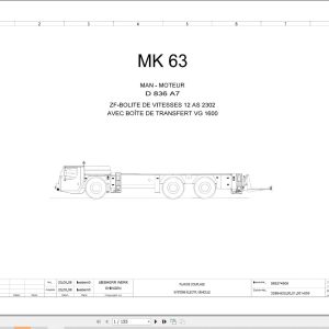 Liebherr Crane MK 63 Z76505 Electric and Hydraulic Diagrams FR 1