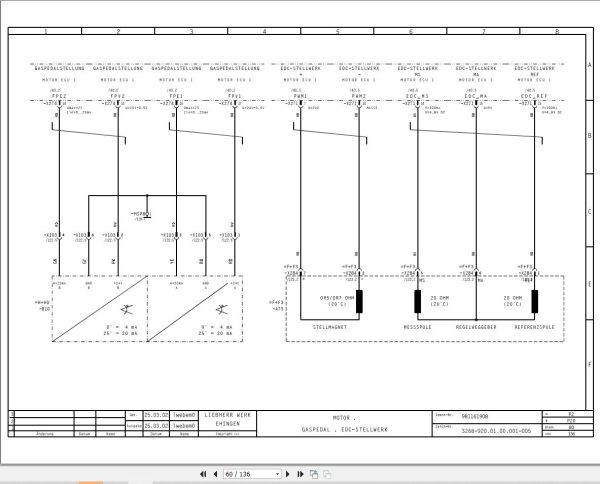 Liebherr Crane MK 80 Z77064 Electric and Hydraulic Diagrams DE 2