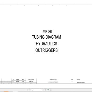 Liebherr Crane MK 80 Z77064 Electric and Hydraulic Diagrams EN 1