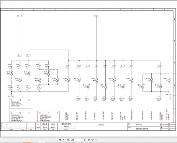 Liebherr Crane MK 80 Z77064 Electric and Hydraulic Diagrams EN 4