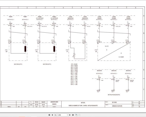 Liebherr Crane MK 80 Z77064 Electric and Hydraulic Diagrams FR 2