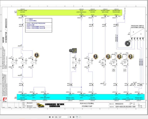 Liebherr Crane MK 88 Z76588 Electric and Hydraulic Diagrams EN 2