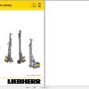 Liebherr Drill Rig LRB 255 Spare Parts Catalog DE EN 1