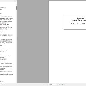 Liebherr Material Handing LH30M Spare Parts Catalog RU EN 2019 1