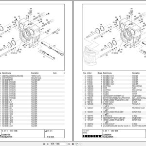Liebherr Telehandler TL 441 7 Parts Catalog 123416096 DE EN 2