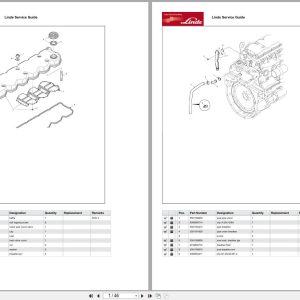 Linde H100 H180 Cummins QSB 6.7 Tier 3 Engine Parts Manual 1