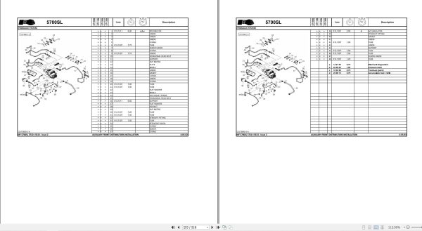 Massey Ferguson 5710SL 5711SL 5712SL 5713SL Dyna 6 Repair Time Schedule ACT002596 2