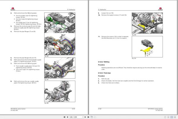 Massey Ferguson 5710SL 5711SL 5712SL 5713SL Workshop Service Manual ACT0021460 2
