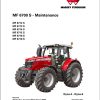 Massey Ferguson 6712S to 6718S Dyna 4 6 Maintenance Manual ACT0038530 1