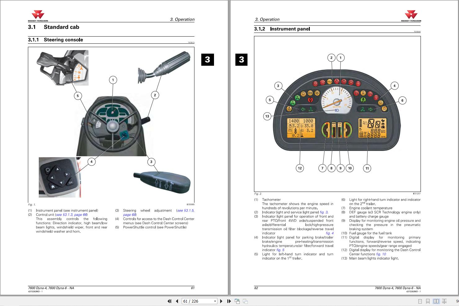 Massey Ferguson 7614 7615 7616 7618 Dyna 4 6 Operation Manual 2
