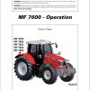 Massey Ferguson 7619 7620 7622 7624 7626 Dyna 6 Operation Manual 1