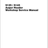 Massey Ferguson Auger Header 9125 9145 Workshop Service Manual 4283389M1 1