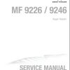 Massey Ferguson Auger Header 9226 9246 Workshop Service Manual 4283613M1 1