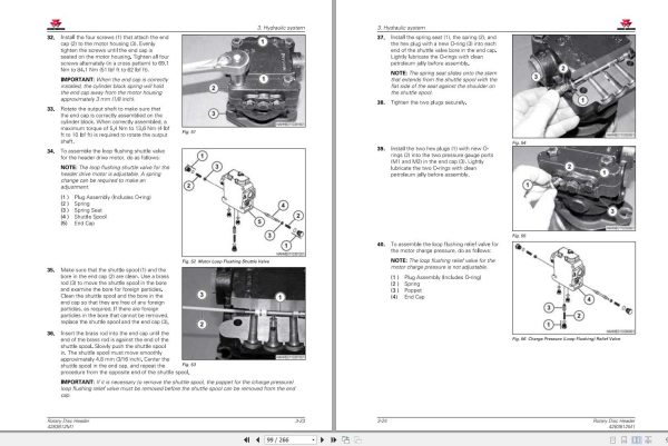 Massey Ferguson Auger Header 9283 9286 Service Manual 4283612M1 2