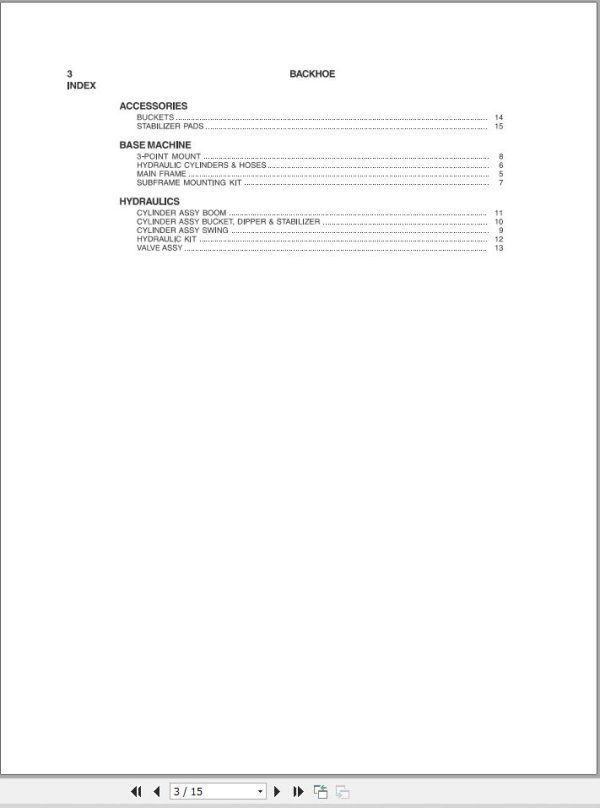Massey Ferguson Backhoe 1565 1570 1575 1580 CB25 Repair Time Schedule 1