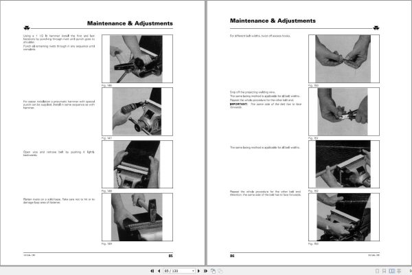 Massey Ferguson Baler 166VL 166VLR Operator Manual 1857446M1 2