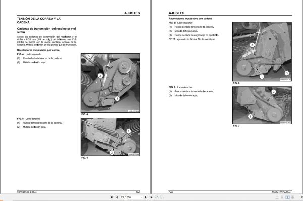 Massey Ferguson Baler 1840 1840CE Operator Manual 700741552A ES 2