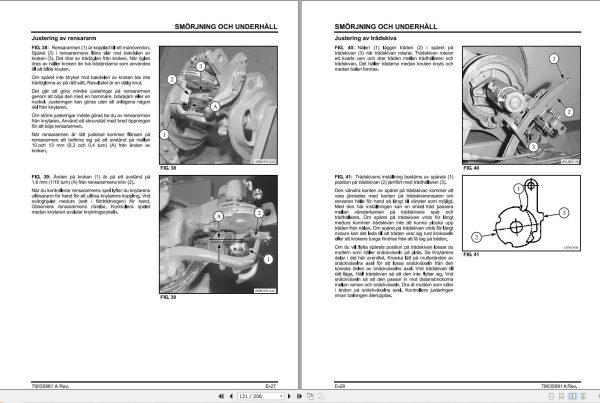 Massey Ferguson Baler 1840 1840CE Operator Manual 79035881A SV 2