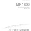 Massey Ferguson Baler 1840 Service Manual 4283517M1 1