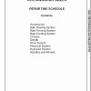 Massey Ferguson Baler 1842 Repair Time Schedule 4283599M1 1