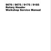 Massey Ferguson Baler 9070 to 9185 Workshop Service Manual 4283063M1 1
