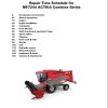 Massey Ferguson Combine 7244 ACTIVA Repair Time Schedule LA327389010 1