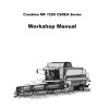 Massey Ferguson Combine 7256 7272 7274 7278 CEREA Workshop Manual 63002091 M4 1