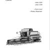 Massey Ferguson Combine 7274 7278 CEREA Operator Manual D3110100M10 1