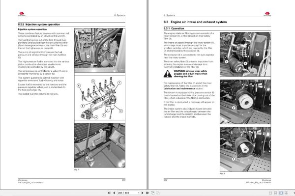 Massey Ferguson Combine 7340 Operator Manual 2