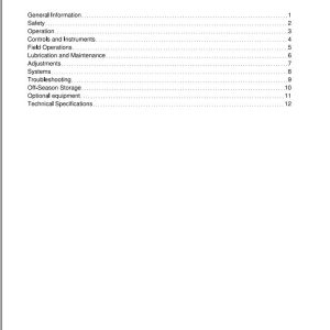 Massey Ferguson Combine 7345S 7347S Operator Manual LA327306014 1