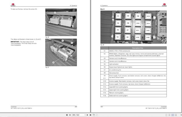 Massey Ferguson Combine 7345S to 7347SMCS Operator Manual 2