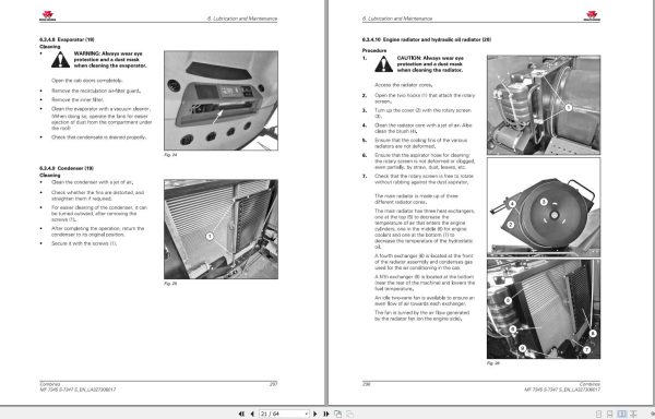 Massey Ferguson Combine 7345S to 7347SMCS PL Operator Manual LA327306017224 2