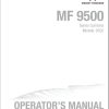 Massey Ferguson Combine 9520 Operator Manual 1