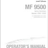 Massey Ferguson Combine 9540 9560 Operator Manual 700744638A 1
