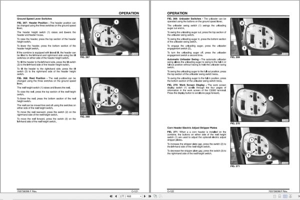 Massey Ferguson Combine 9695 9795 Operator Manual 700736096F 2