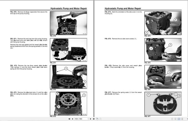 Massey Ferguson Combine 9695 9795 Workshop Service Manual 4283358M1 2