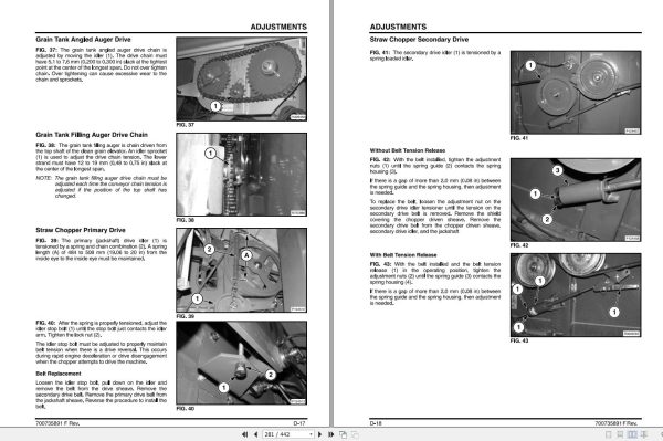 Massey Ferguson Combine 9895CE Operator Manual 700735891F 2