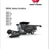 Massey Ferguson Combine IDEAL Series Workshop Service Manual 79037208C 1